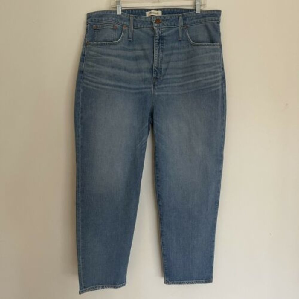 Madewell Classic Straight Jeans Plus 34 NEW
